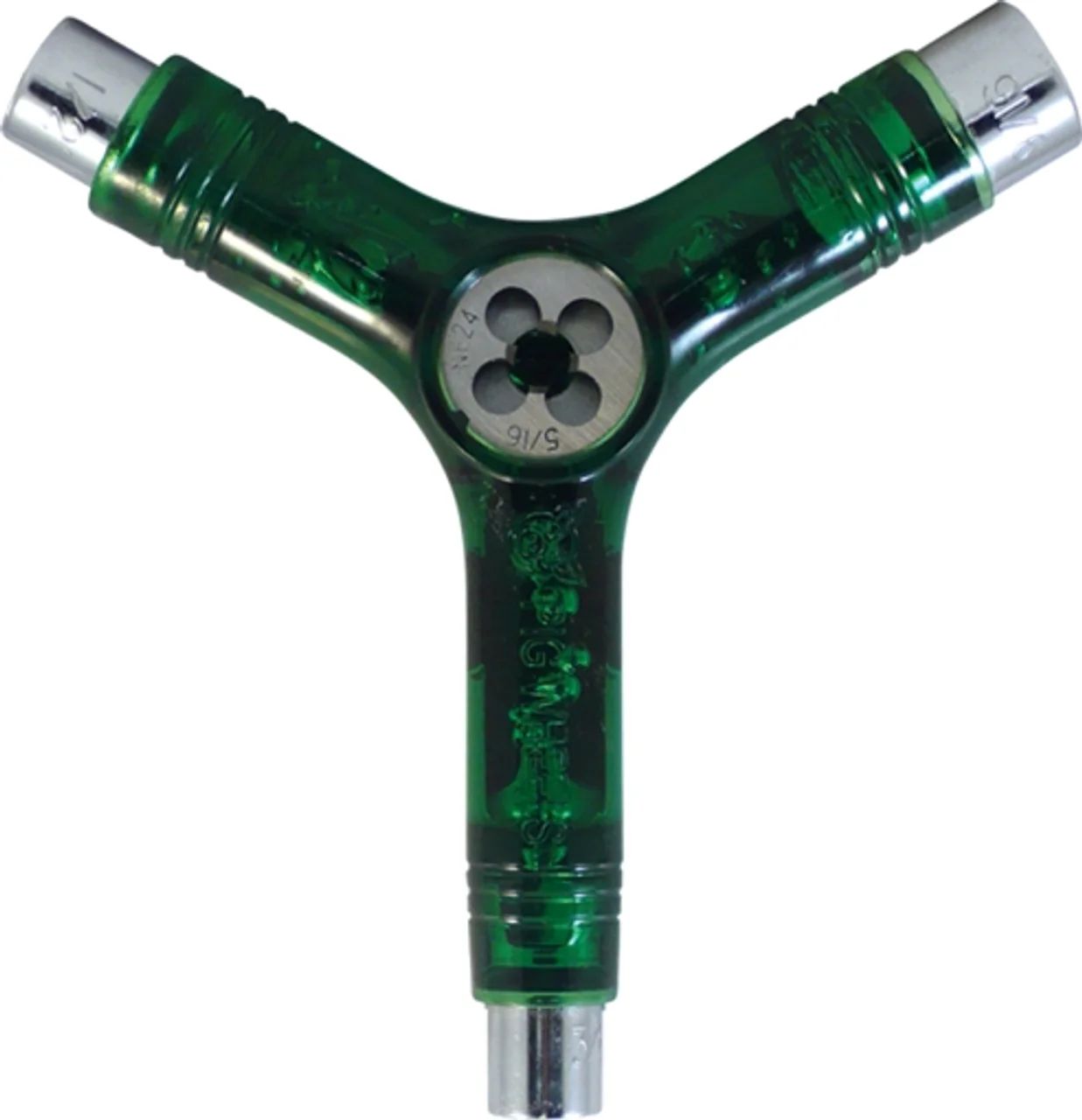 Pig Tri-Socket Skate Tool - Transparent Green