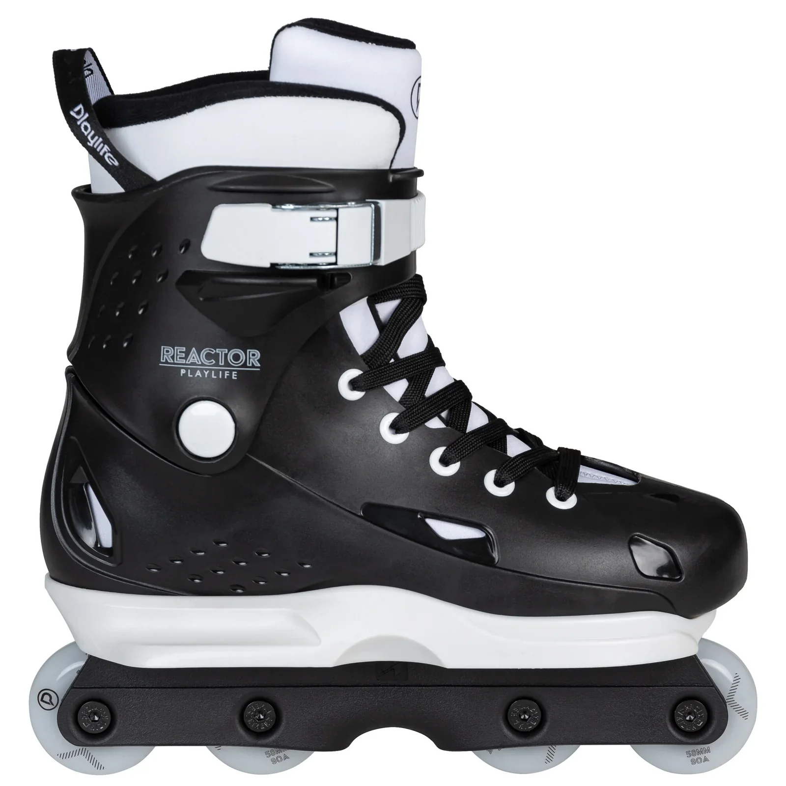Playlife Reactor Skates Aggressive Inline Complete - White/Black