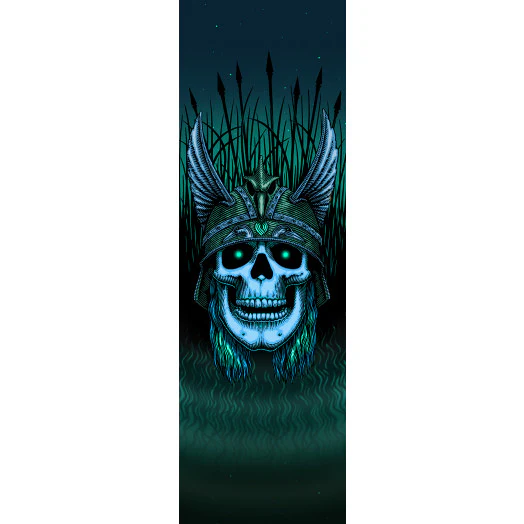 Powell Peralta Anderson Green Skull Griptape - 10.5″x33″