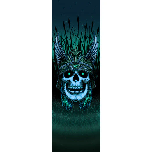 Powell Peralta Anderson Green Skull Griptape - 9″x33″