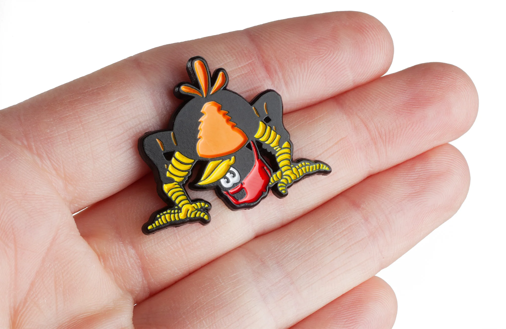 Powell Peralta Bucky Lasek Oriole Lapel Pin - Image 3
