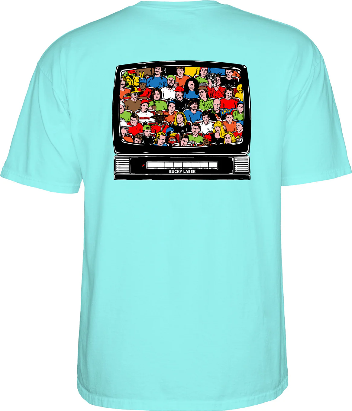 Powell Peralta Bucky Lasek Stadium T-Shirt - Celadon - Image 2