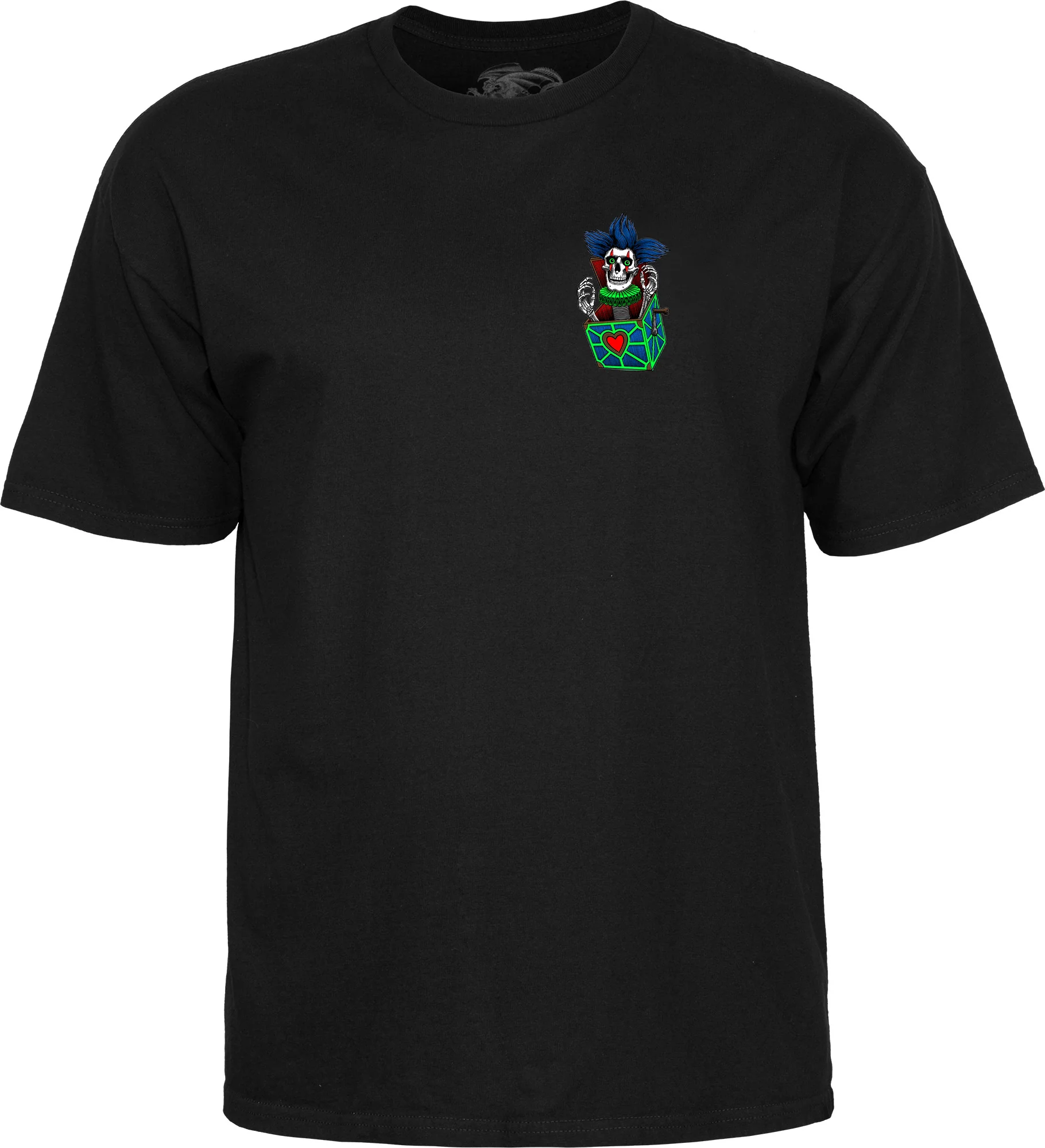 Powell Peralta Chris Hiett Skull T-Shirt - Black - Image 2
