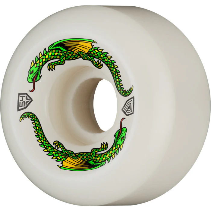 Powell Peralta Dragon Formula Wheels 54x34mm 93A - Off White (Set of 4)