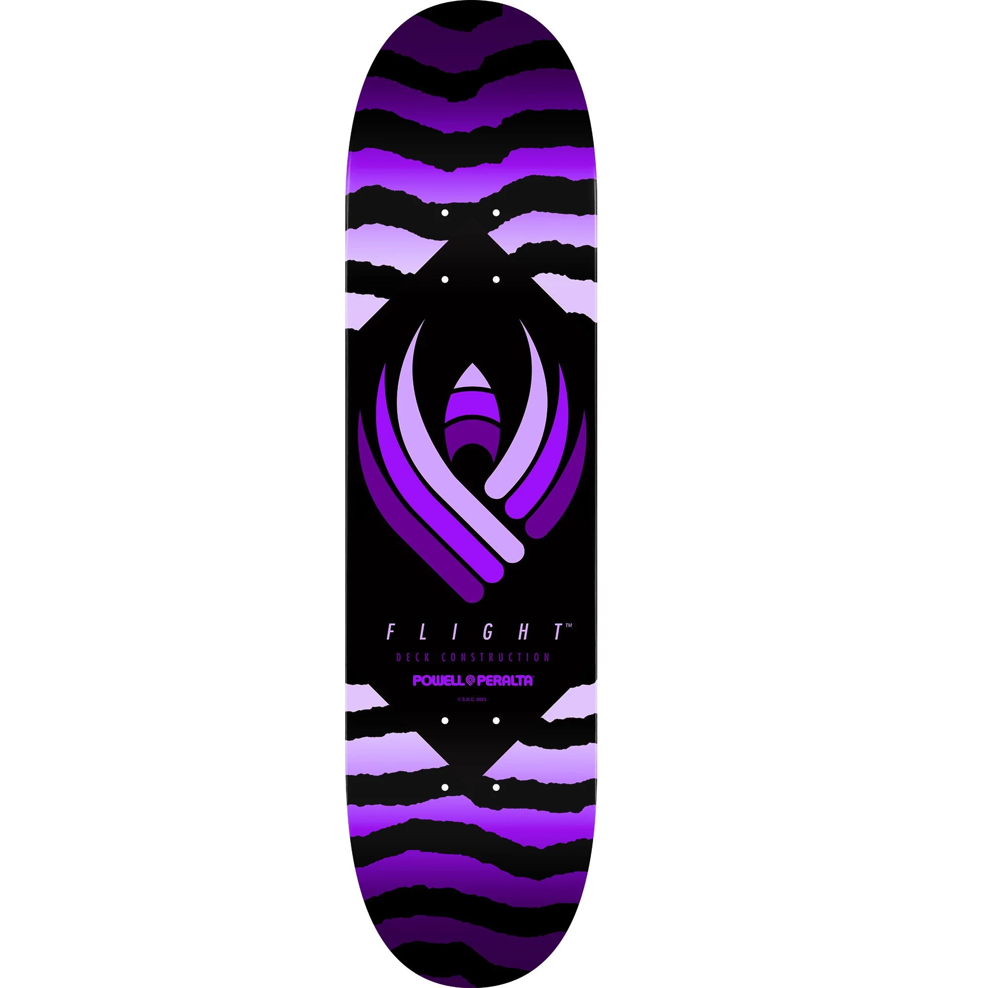 Powell Peralta Flight Safari Skateboard Deck - 8.5″ Purple