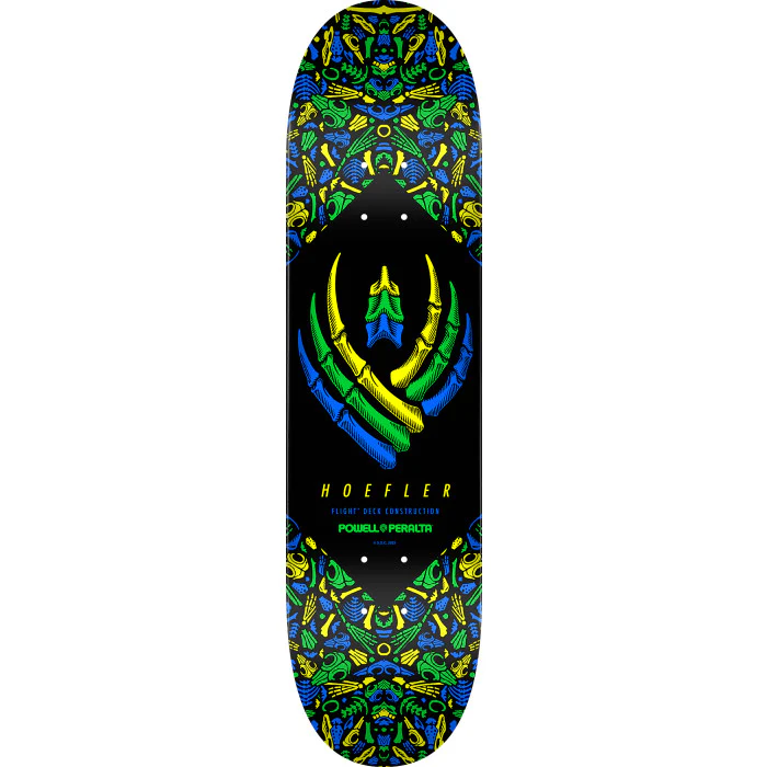 Powell Peralta Pro Kelvin Hoefler Bones Flight Skateboard Deck - 8.0″ Brazil