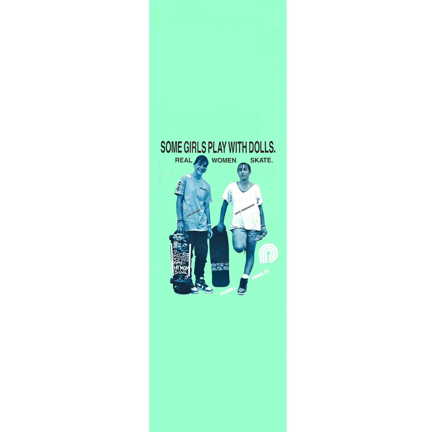 Powell Peralta Real Women Skate Griptape - 10.5″x33″ White