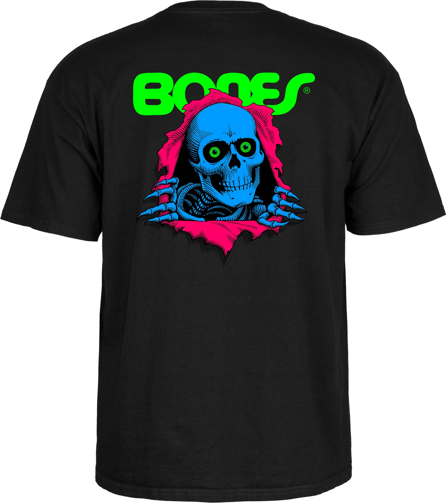 Powell Peralta Ripper T-Shirt - Blacklight Black - Image 2