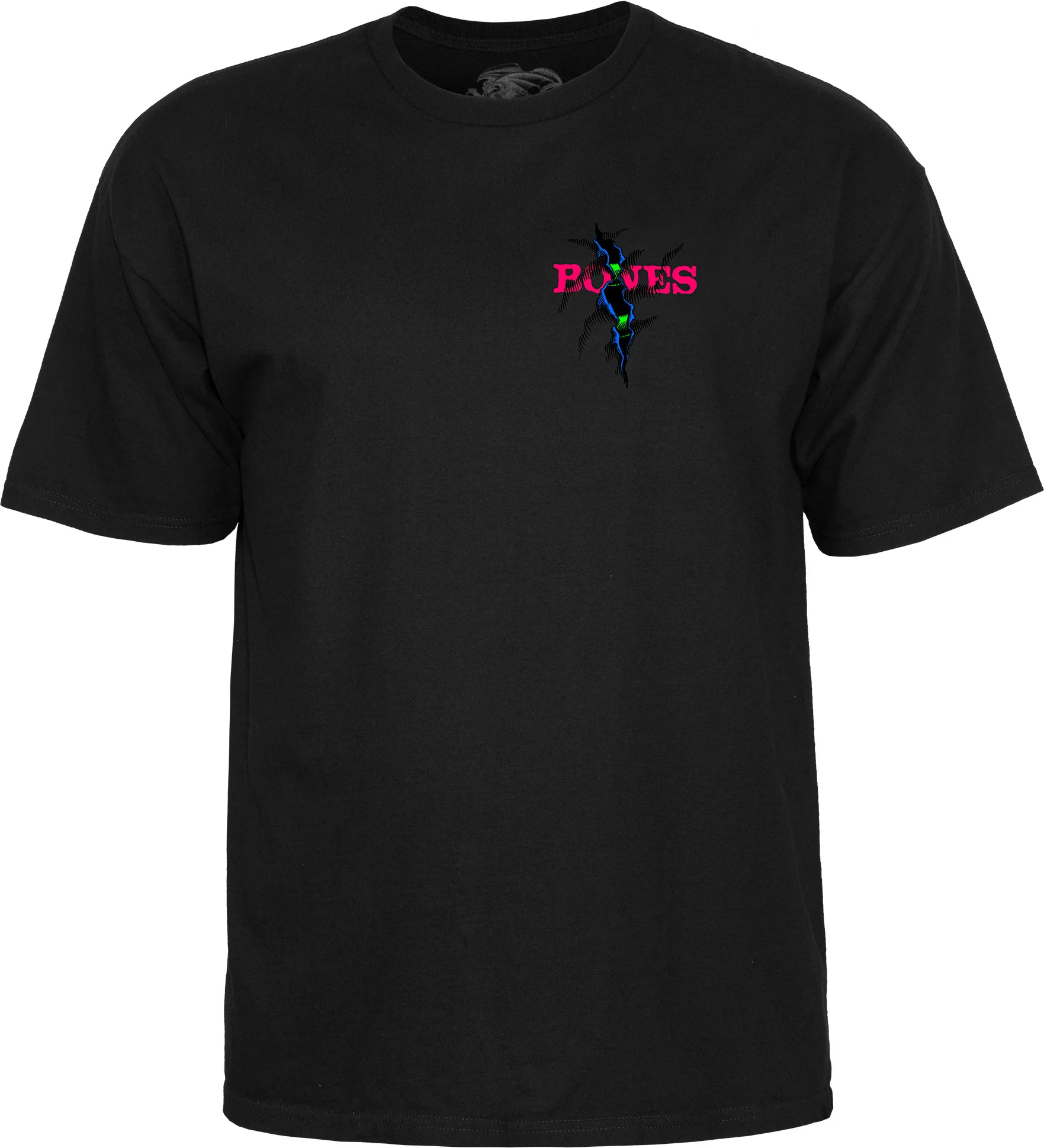 Powell Peralta Shred T-Shirt - Blacklight Black - Image 2