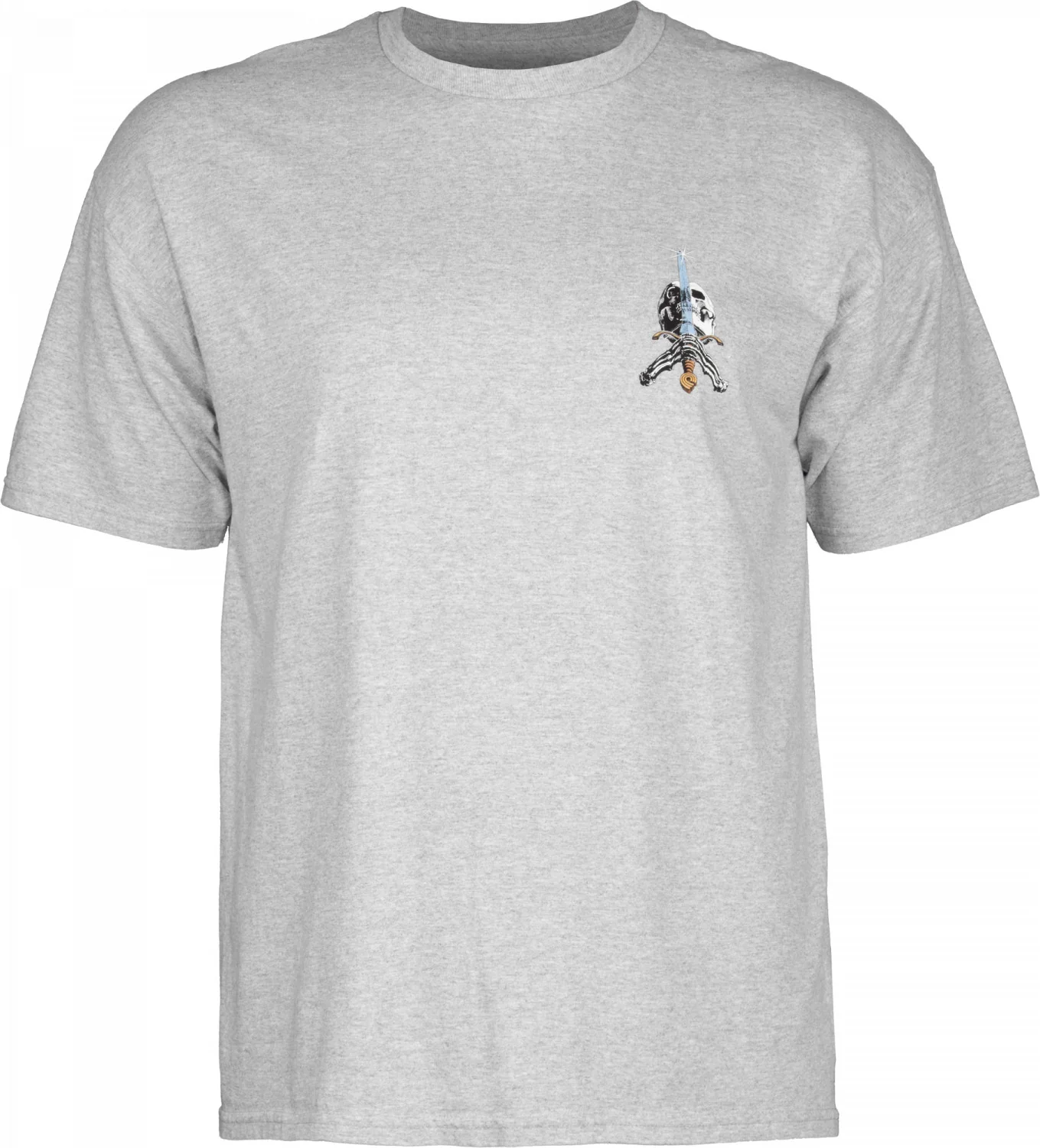 Powell Peralta Skull & Sword T-shirt - Gray - Image 3