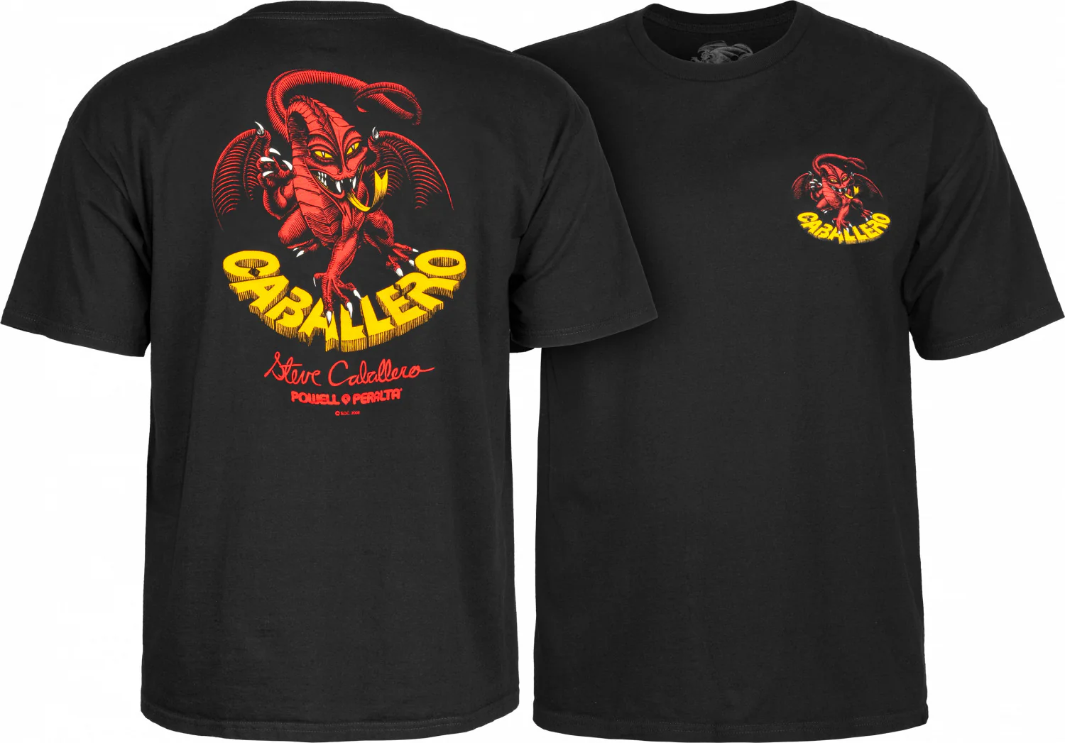 Powell Peralta Steve Caballero Dragon II T-shirt - Black - Image 3