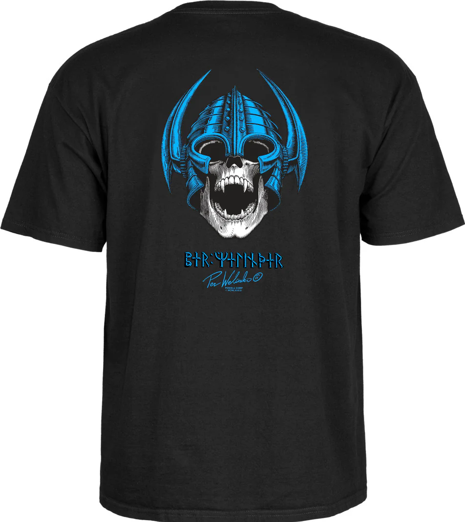 Powell Peralta Welinder Nordic Skull T-shirt - Black - Image 2