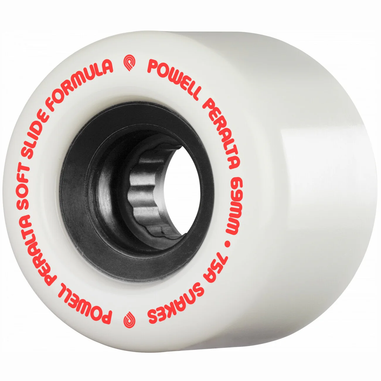 Powell Peralta Wheels Snakes 69mm 75a - White (Set of 4)