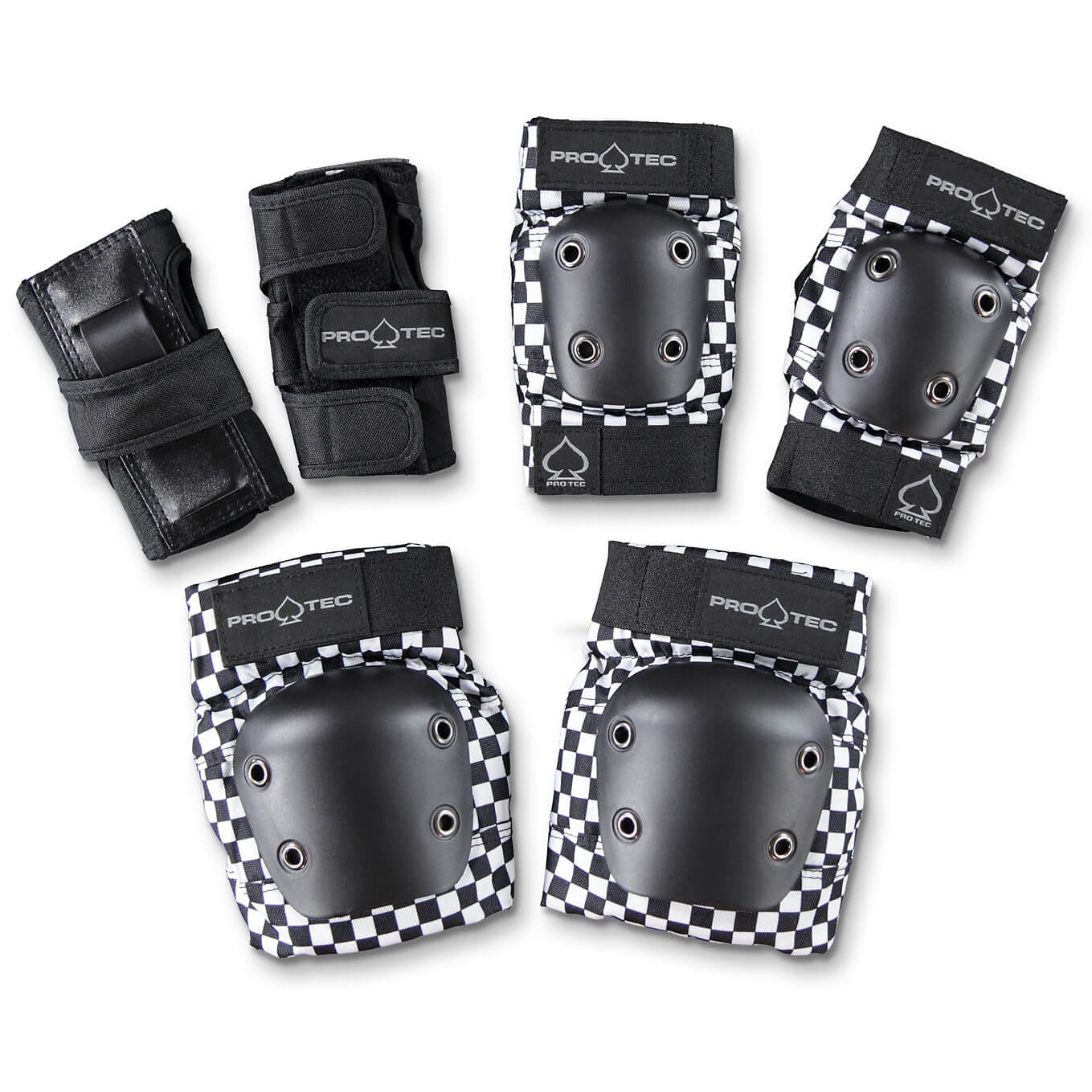 ProTec Street Gear Junior 3 Pack Combo - Check Black/White - Image 2