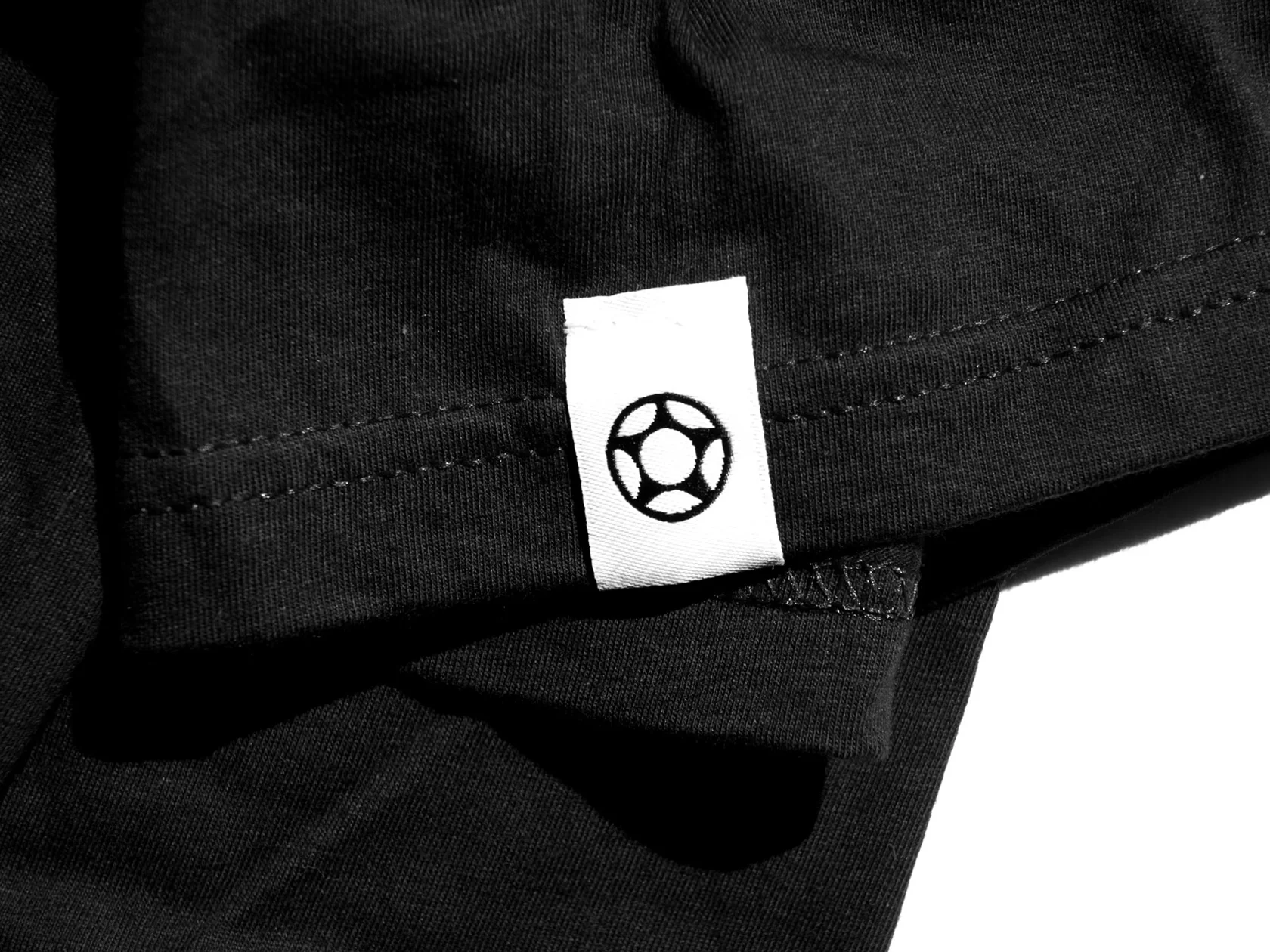 Proto Classic Logo Tee - White on Black - Image 2