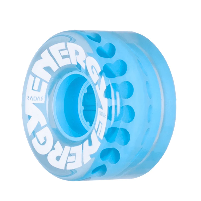 Radar Energy Roller Skate Wheels 57mm 78a - Clear Blue (4 Pack) - Image 2