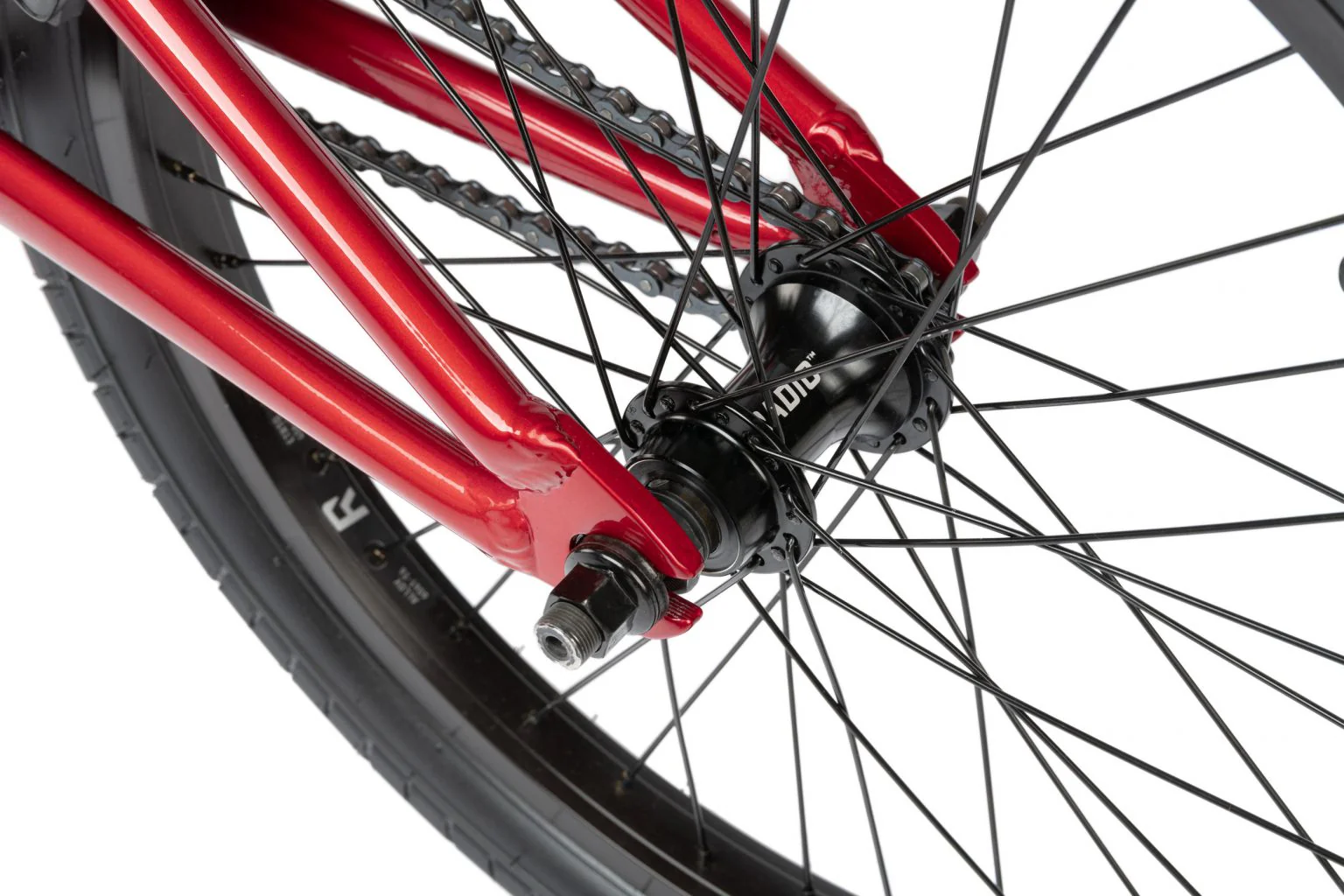Radio 2021 Dice 20″ Complete BMX Bike - Candy Red - Image 12