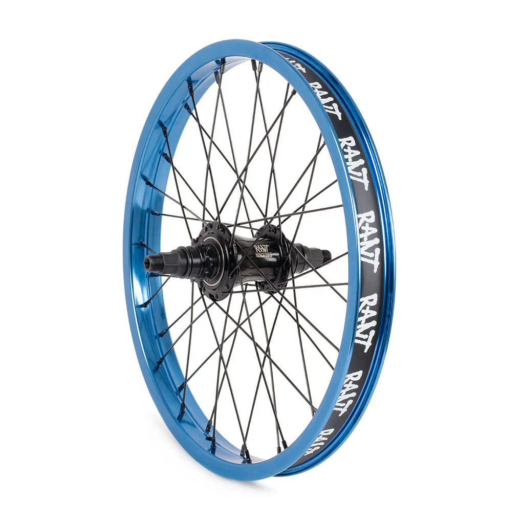 Rant BMX 18″ Moonwalker II Freecoaster RHD Rear Wheel - Blue