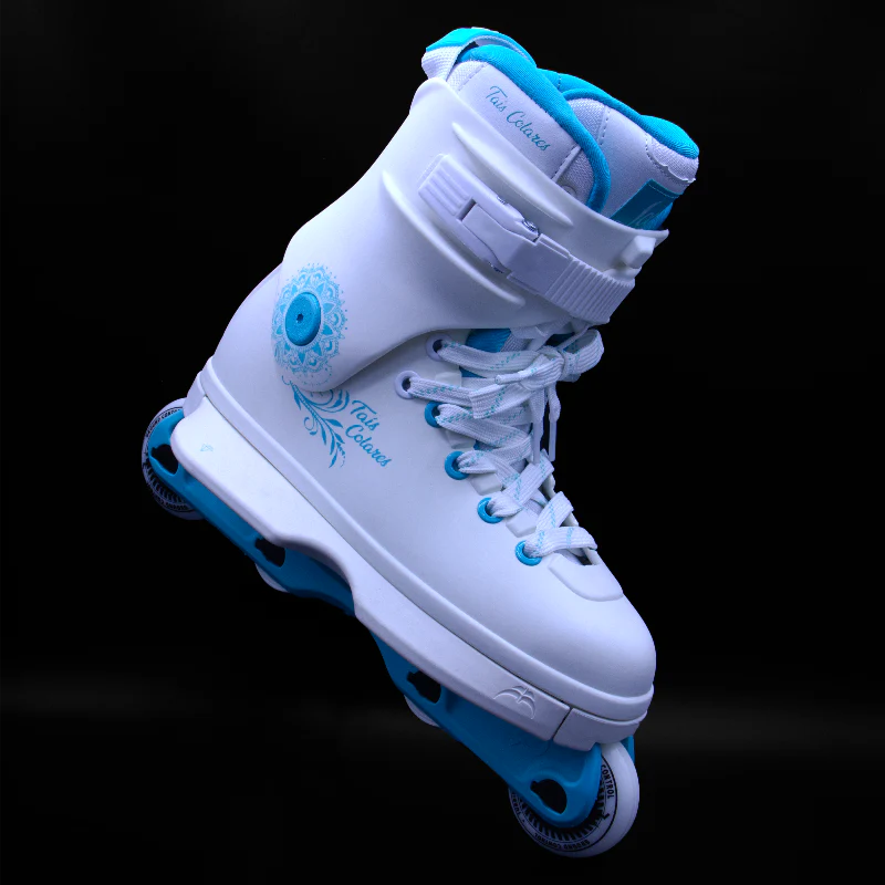 Razors Loca x Tais Colares Pro Aggressive Inline Skate - White - Image 4