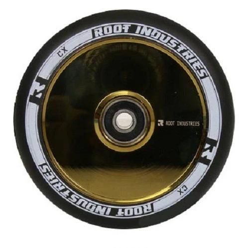Root Industries AIR Wheels 110mm - Black/Gold Rush (Pair) - Image 2