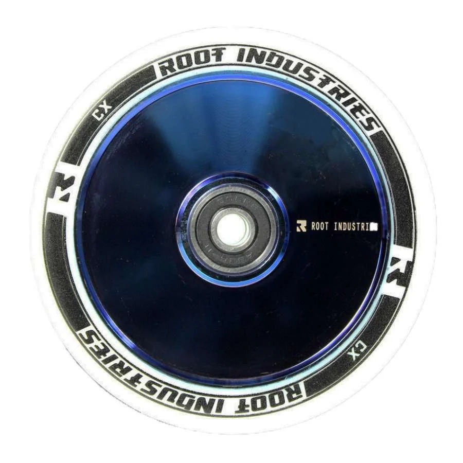 Root Industries AIR Wheels 110mm - White/Blue Ray (Pair) - Image 2