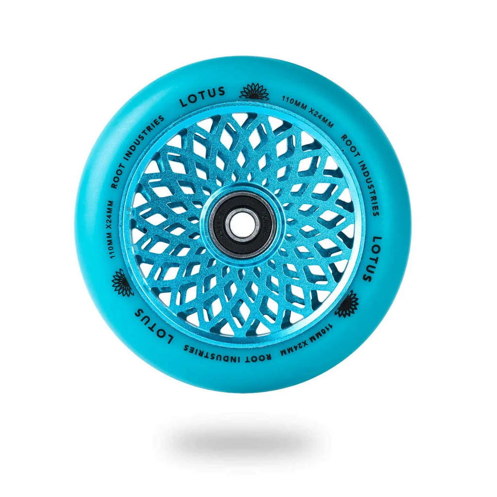 Root Industries 110mm X 24mm Lotus Wheels - Blue (Pair)