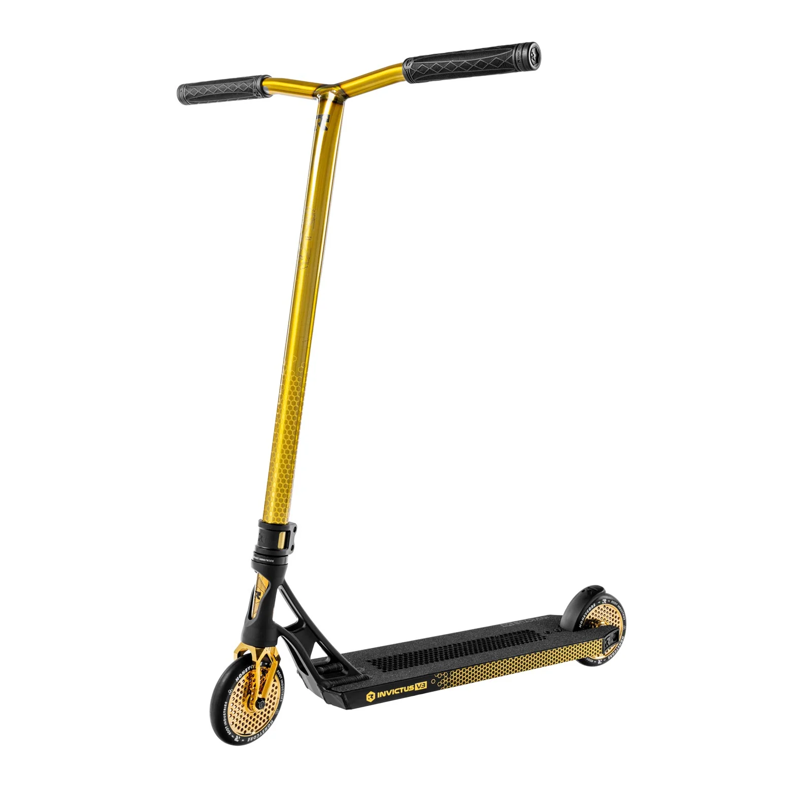 Root Industries Invictus V3 Complete Scooter - Gold Rush