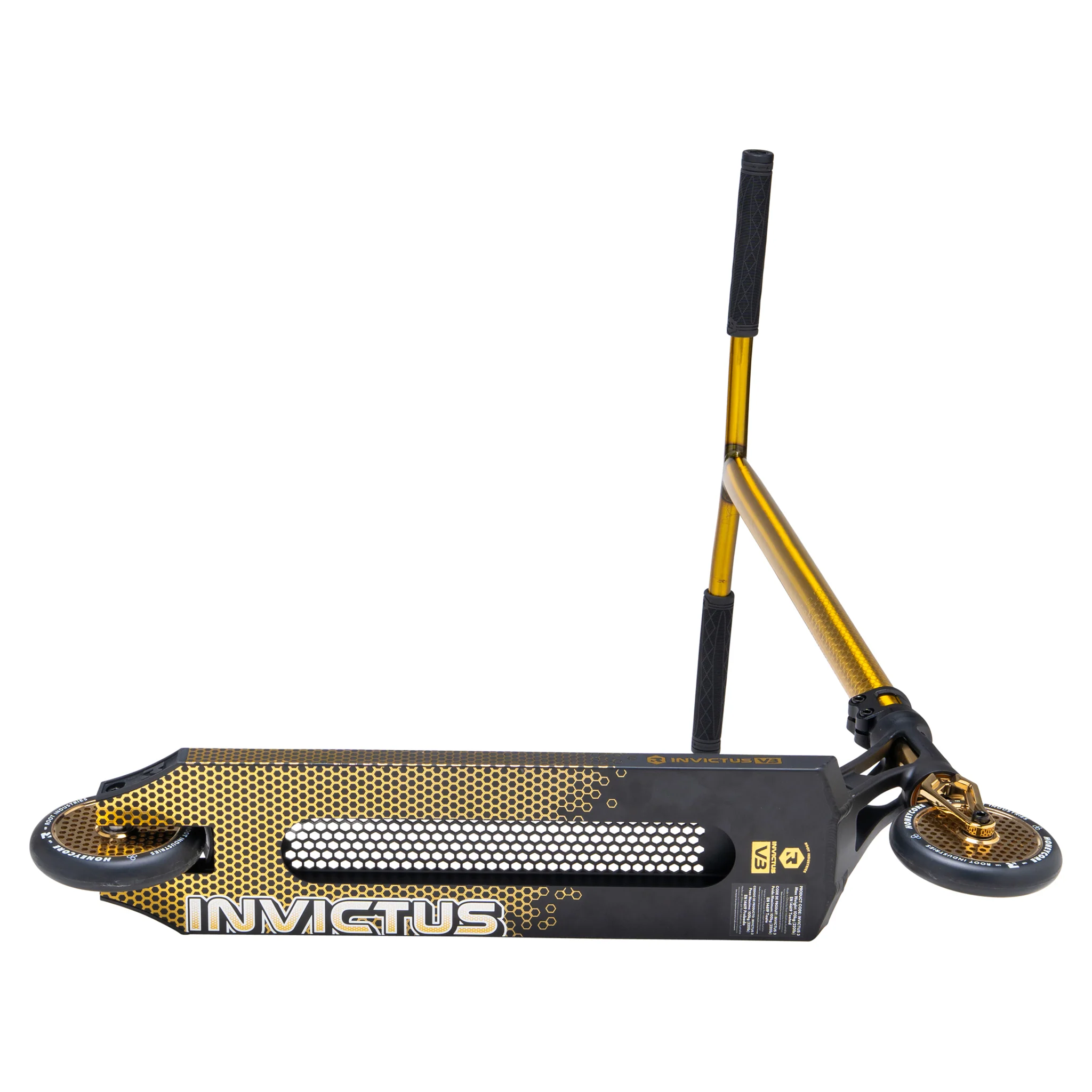 Root Industries Invictus V3 Complete Scooter - Gold Rush - Image 11