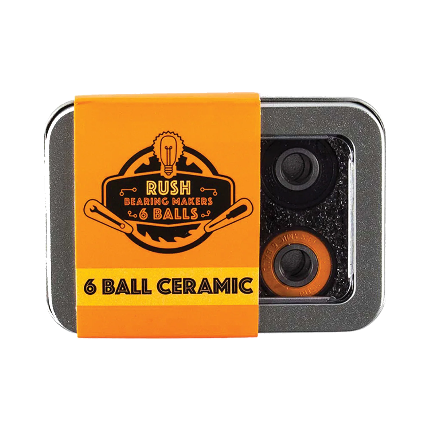 Rush 6-Ball Ceramic Bearings (Set of 8)