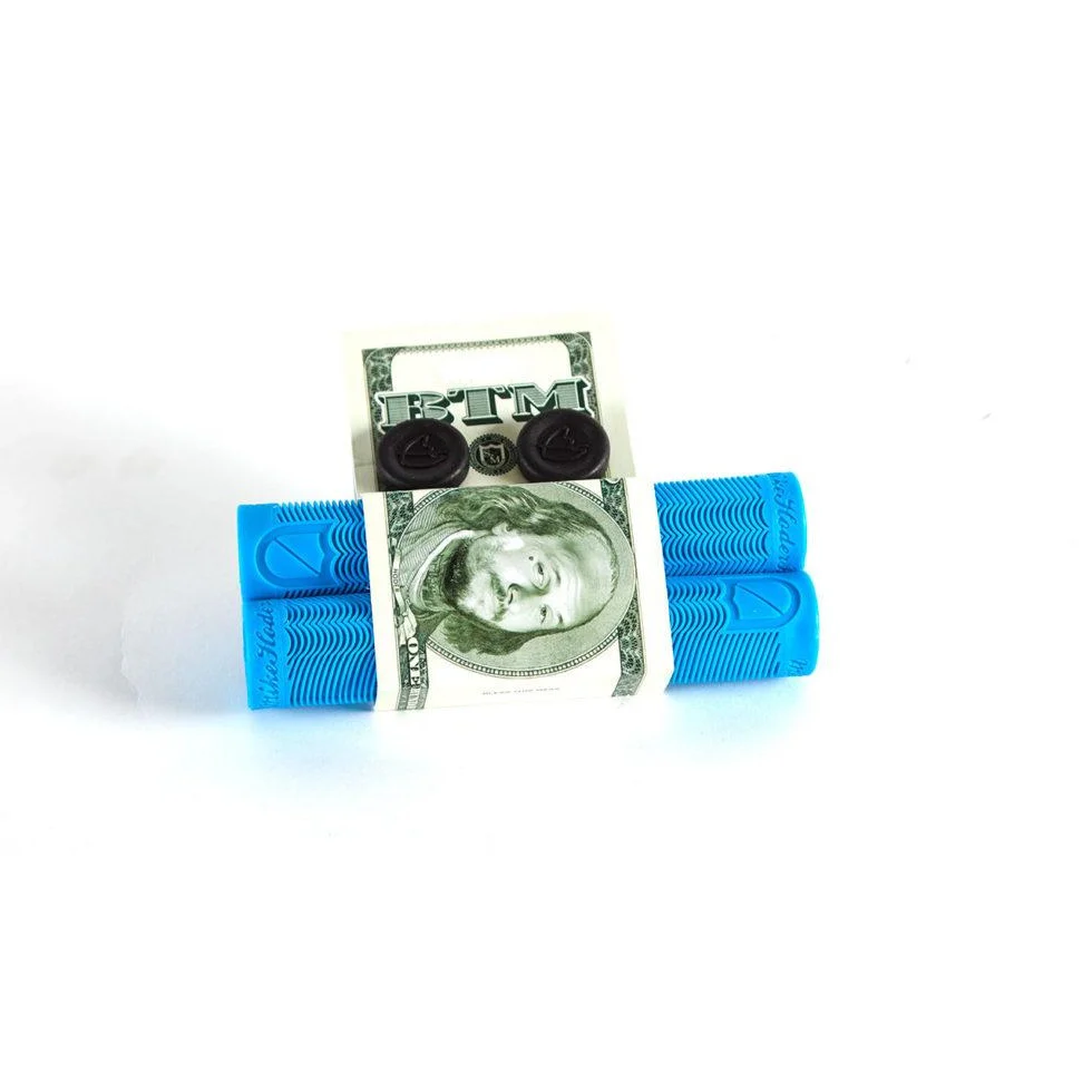 S&M Bikes BMX Hoder Grips - Cyan Blue - Image 2