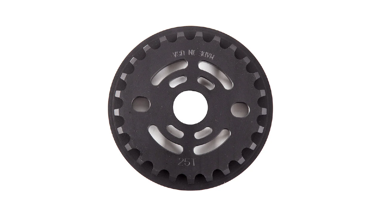 S&M Bikes Drain Man Guard BMX Sprocket 25T - Black - Image 2