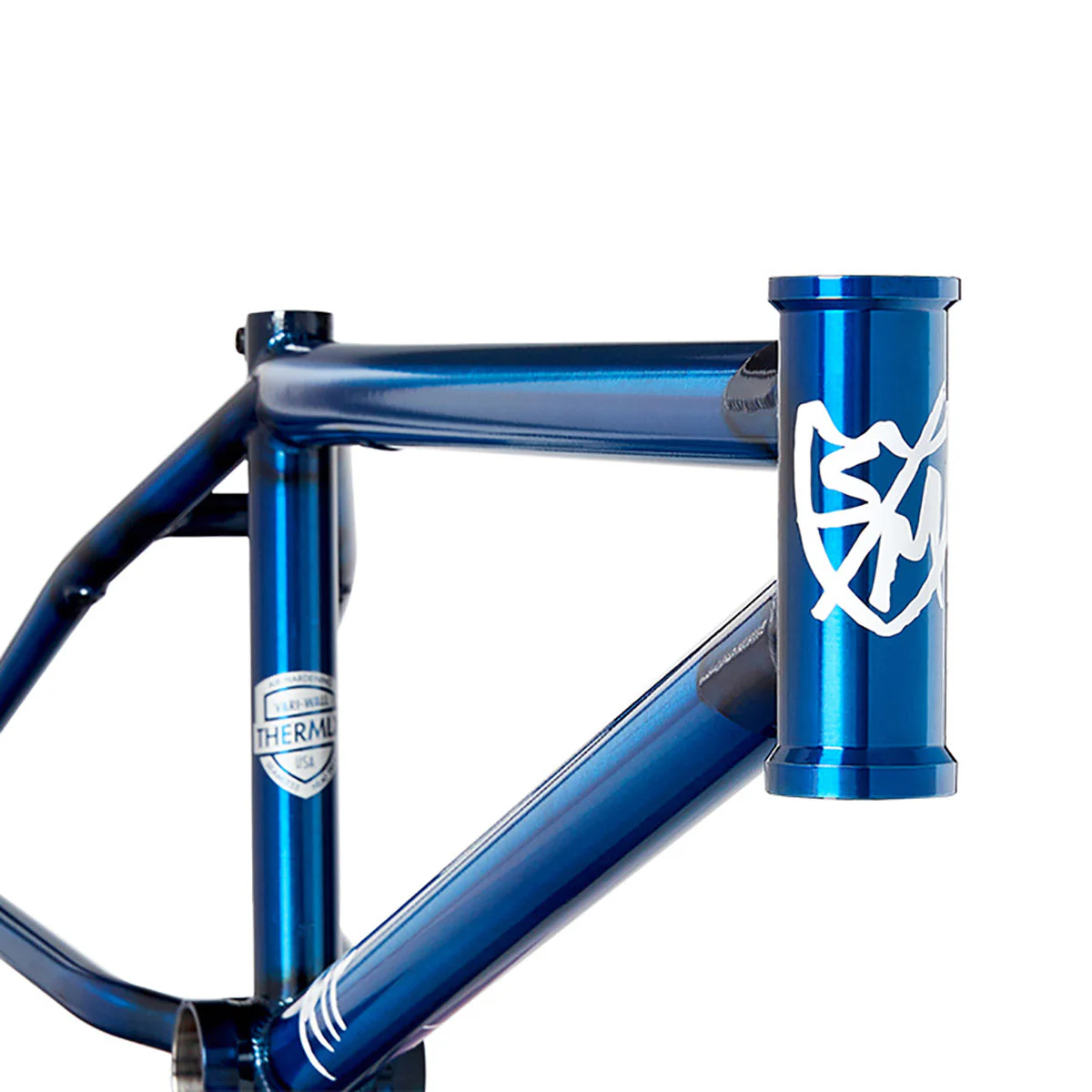S&M BMX ATF Frame 21″ - Trans Blue - Image 4