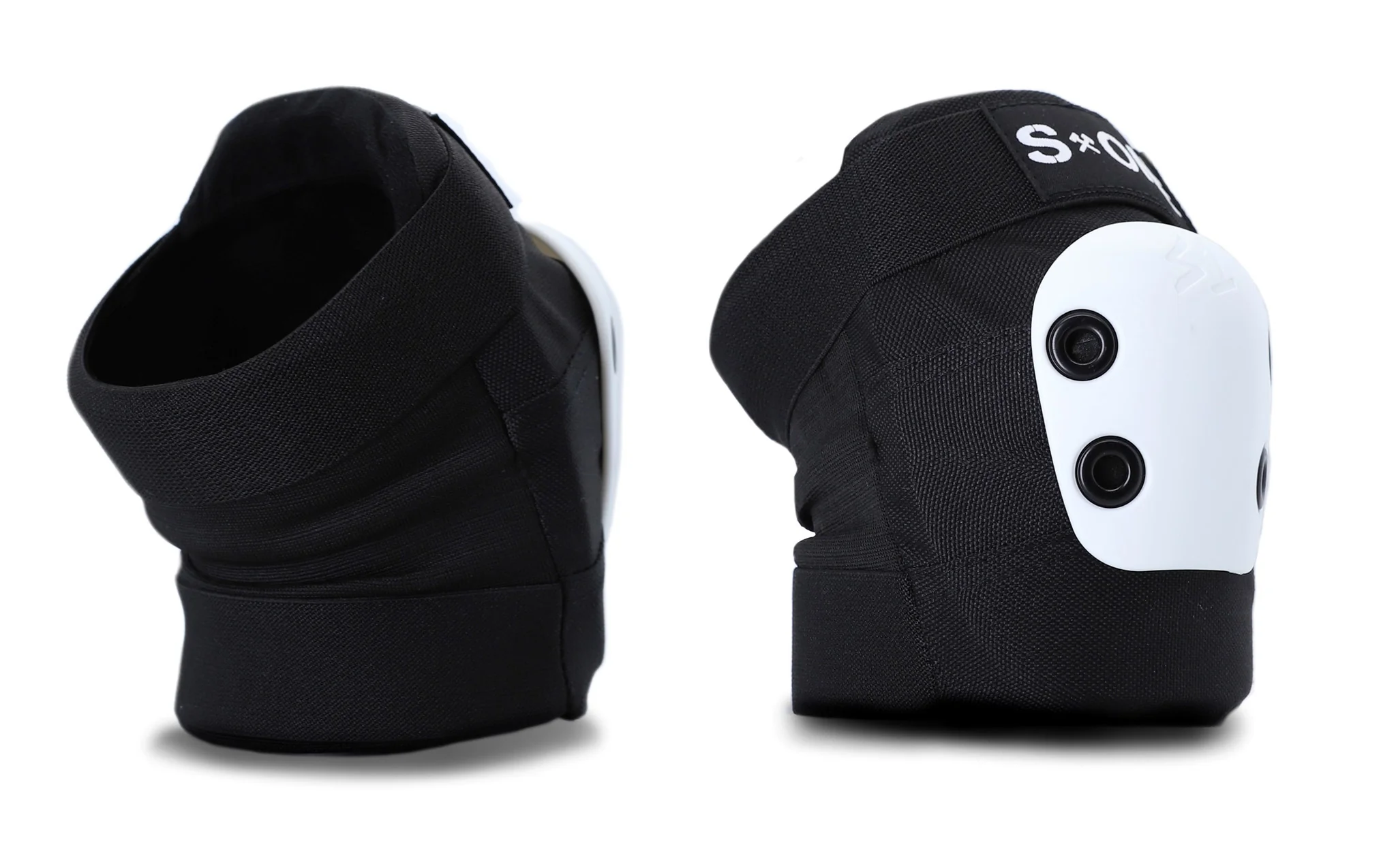 S1 Elbow Pads - Black/White - Image 5