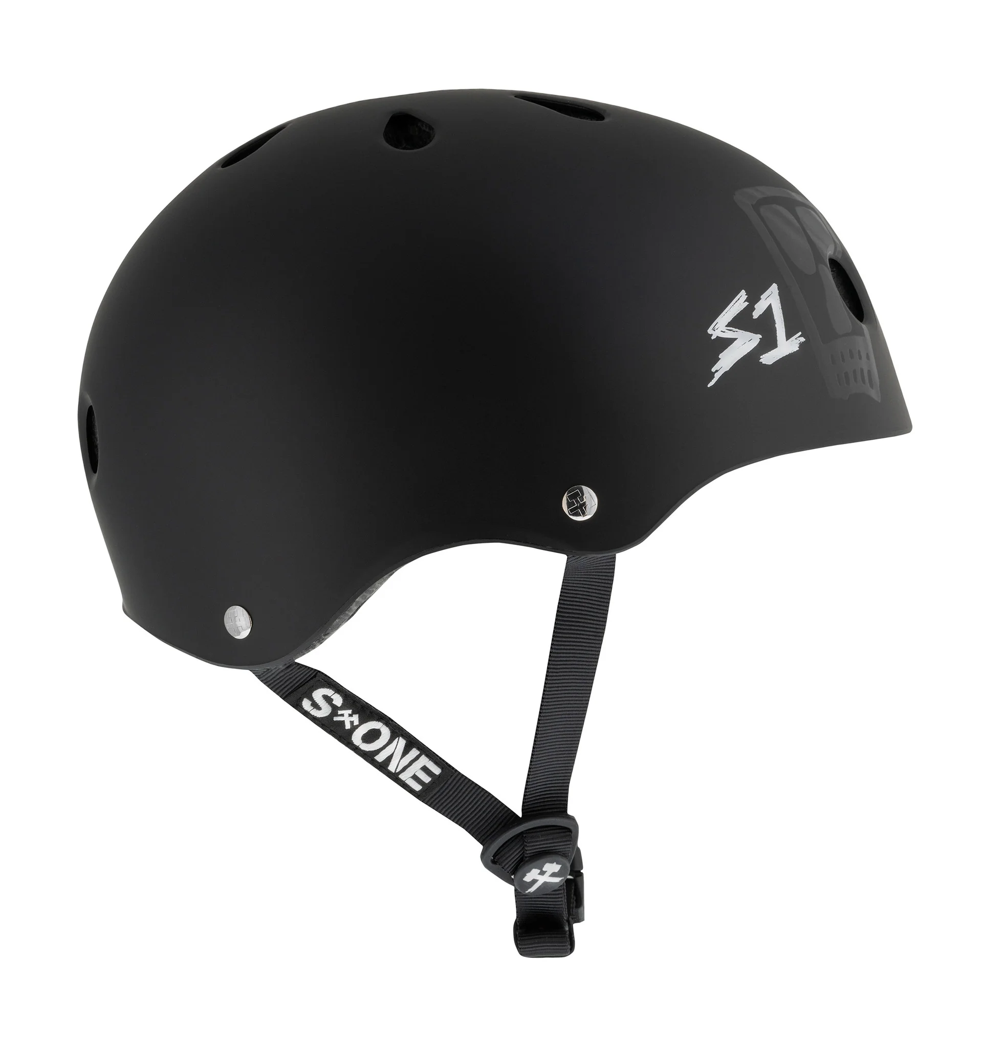 S1 Lifer Helmet - Black Matte/Vato Skull X Lance Mountain - Image 2