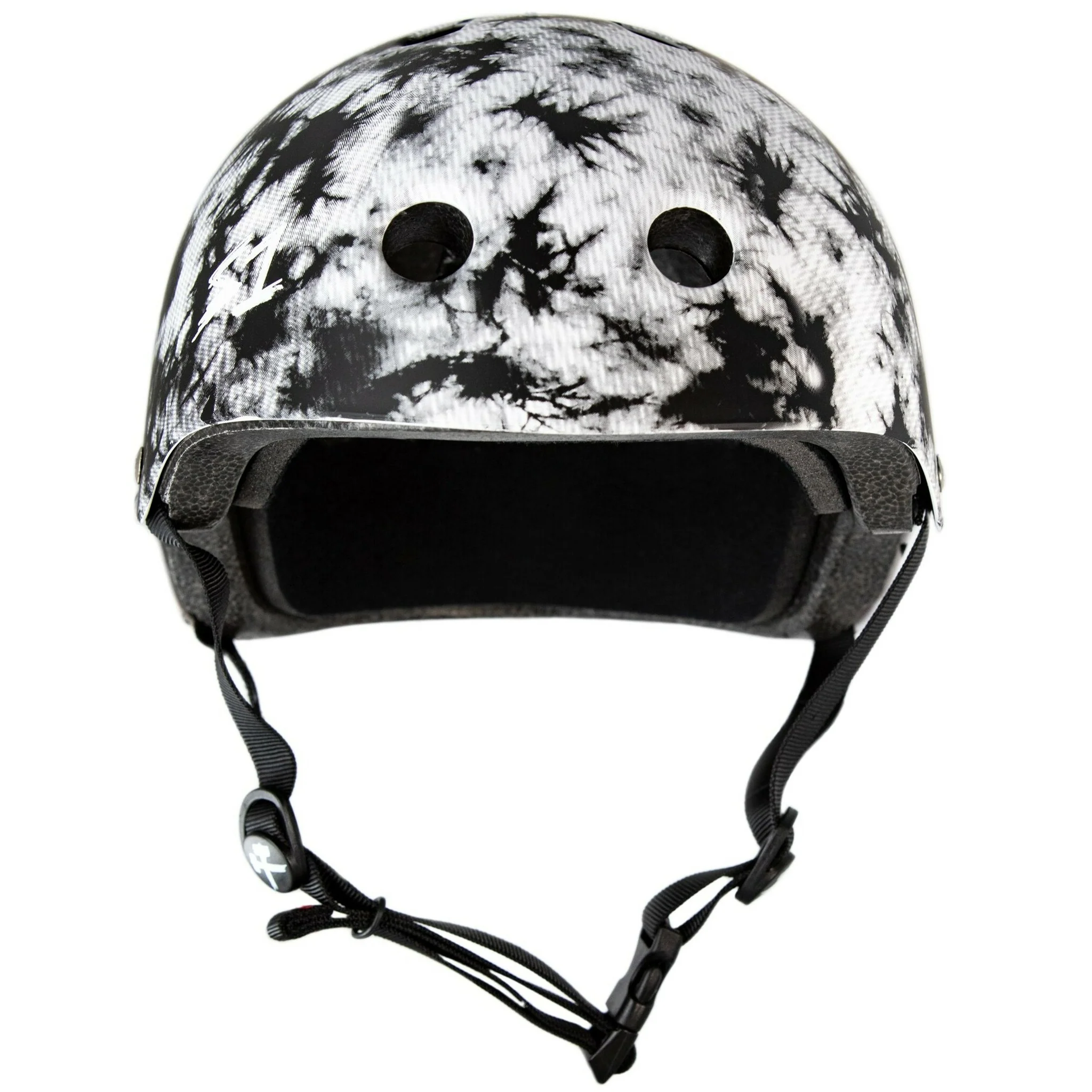 S1 Lifer Helmet - Black and White Tie-Dye Matte - Image 3