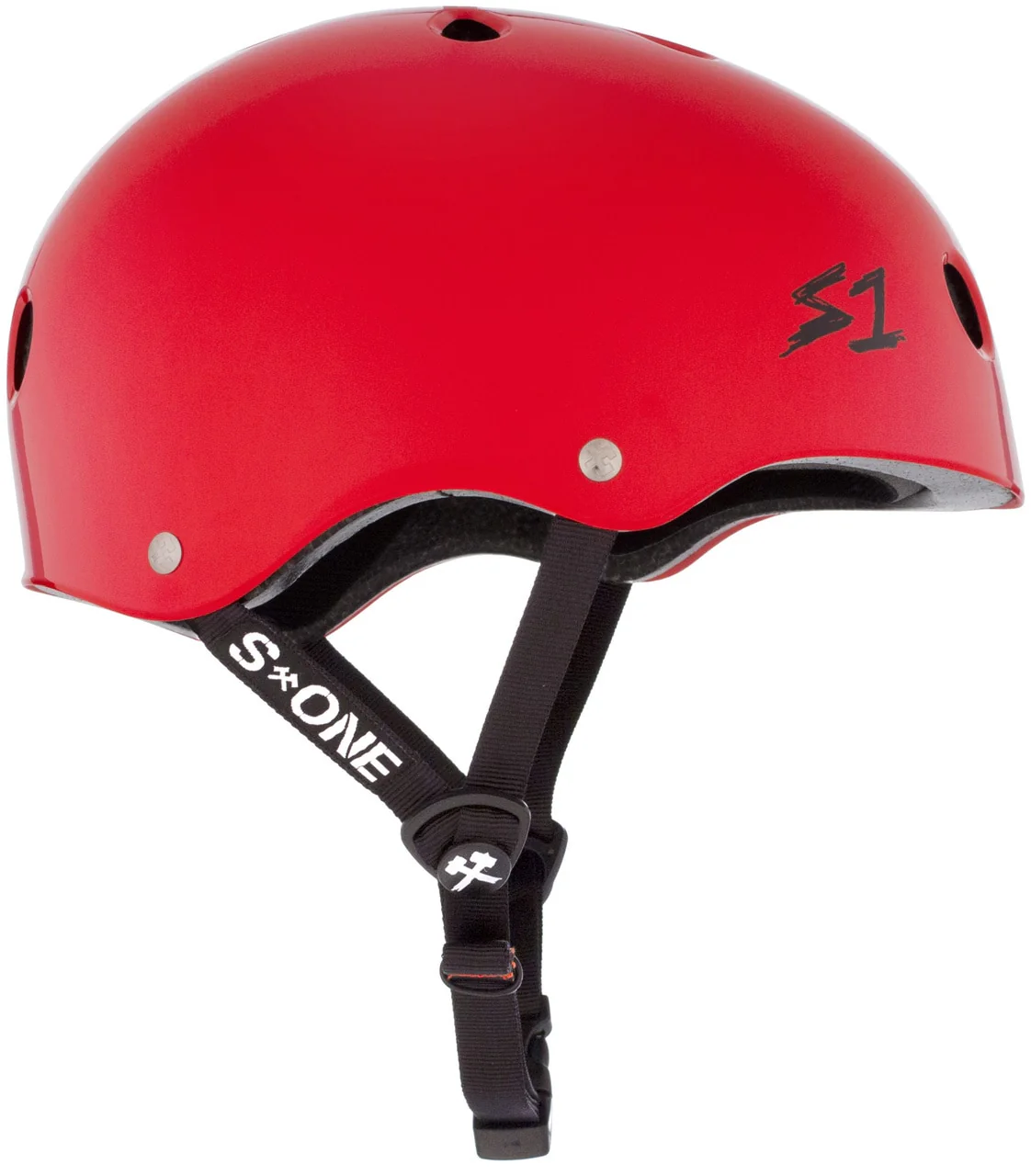 S1 Lifer Helmet - Bright Red Gloss - Image 2