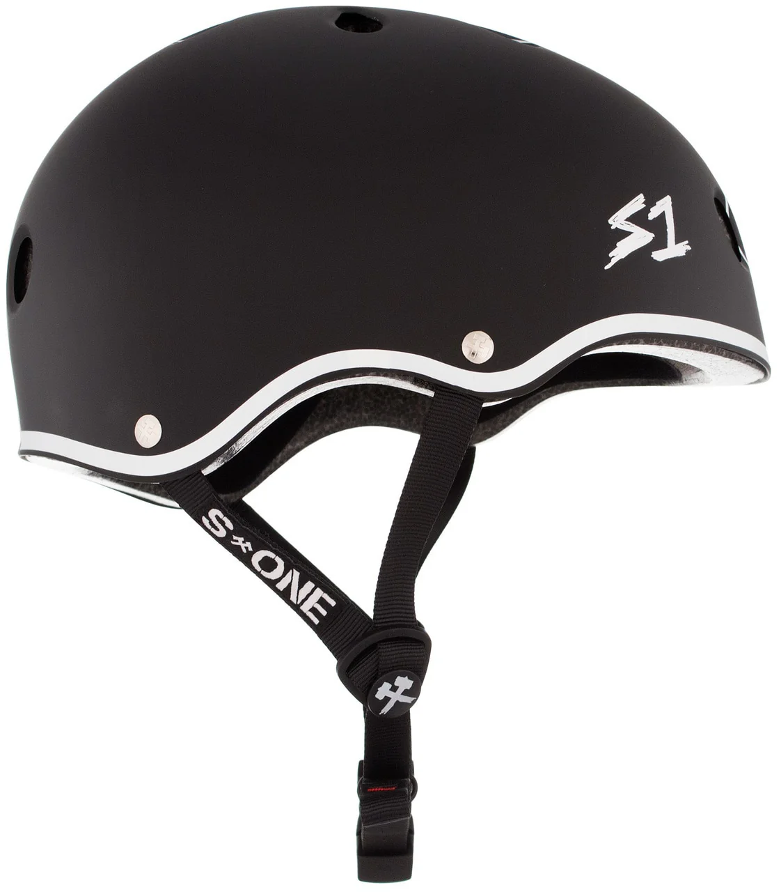 S1 Lifer Helmet - Gavo Collab-Black Gloss/White Outline - Image 2