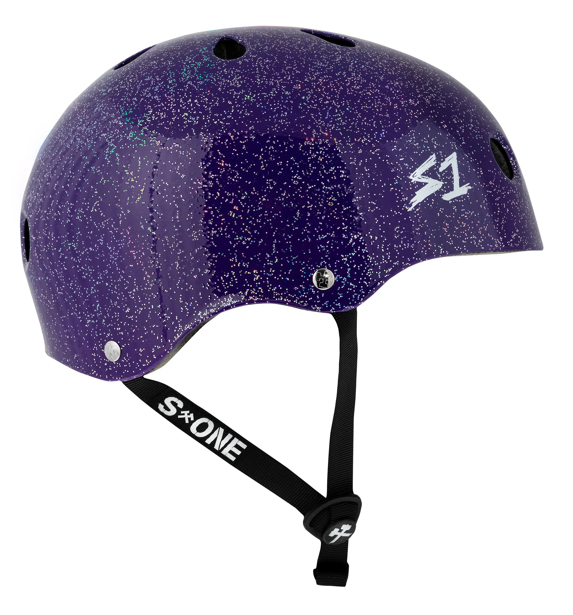 S1 Lifer Helmet - Purple Gloss Glitter - Image 2