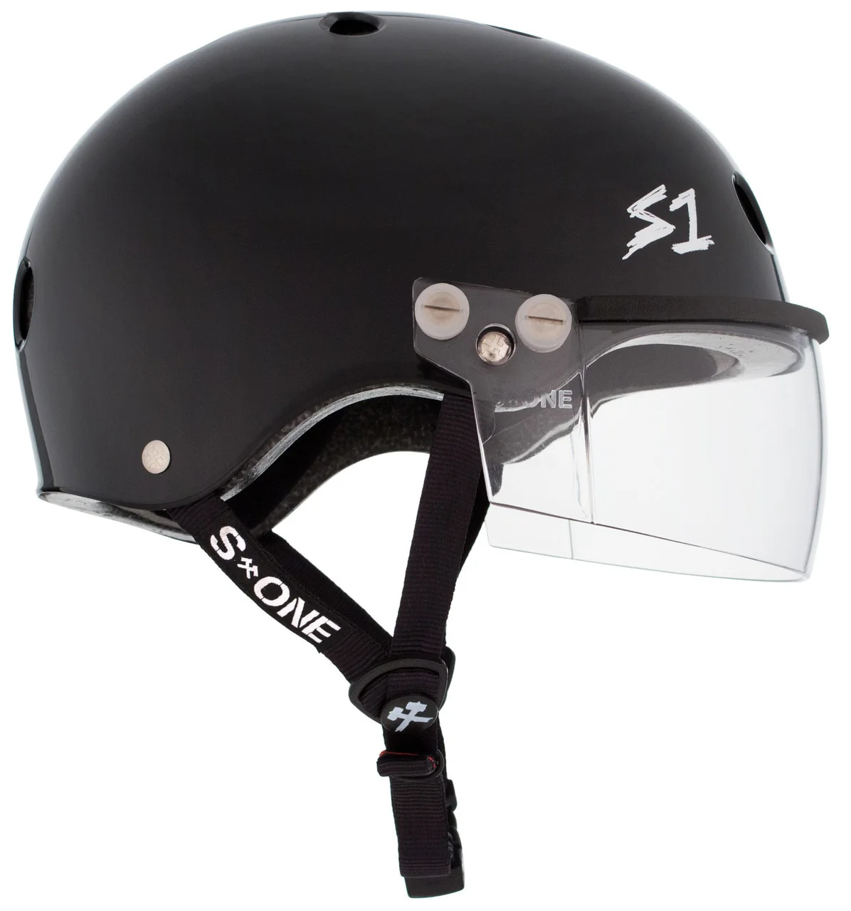 S1 Lifer Visor Gen 2 Helmet - Black Gloss - Image 2