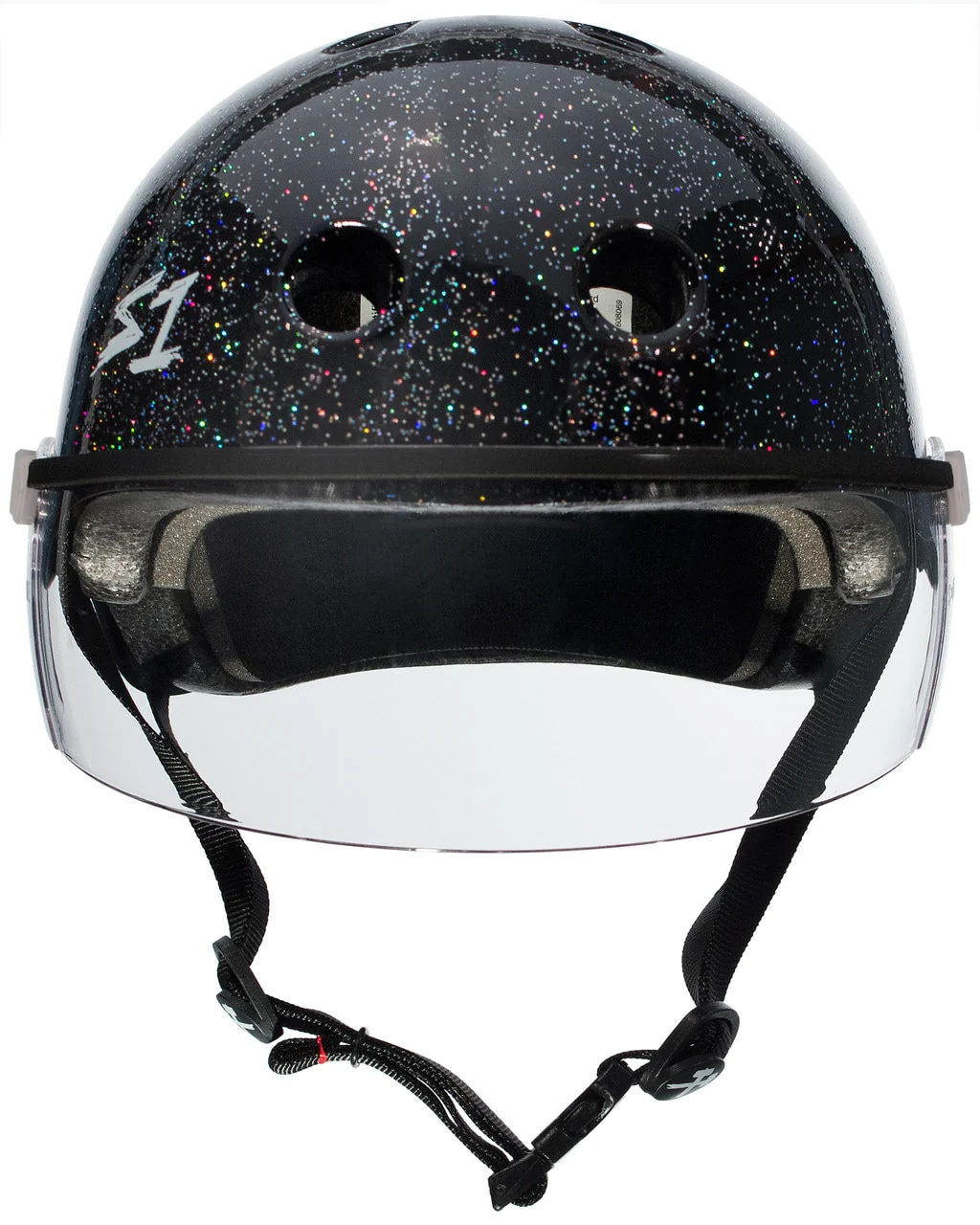 S1 Lifer Visor Gen 2 Helmet - Black Gloss Glitter - Image 3