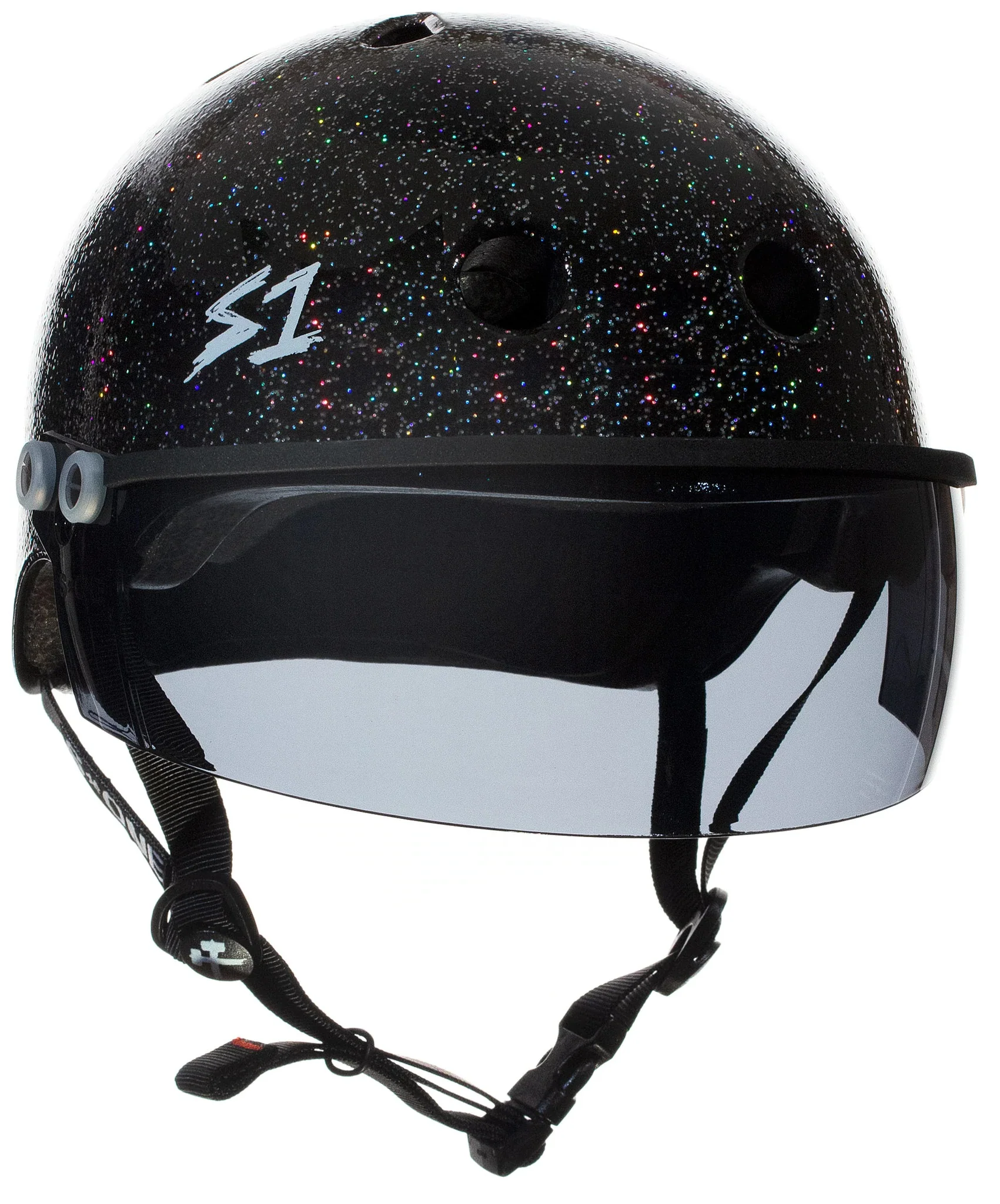 S1 Lifer Visor Gen 2 Helmet - Black Gloss Glitter - Image 5