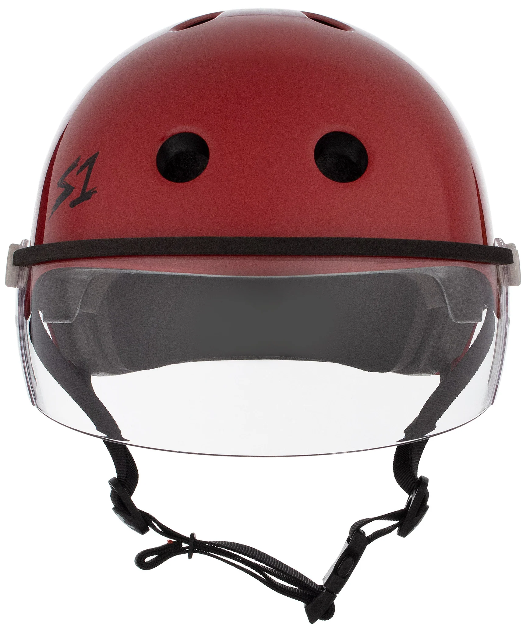 S1 Lifer Visor Gen 2 Helmet - Blood Red Matte - Image 3