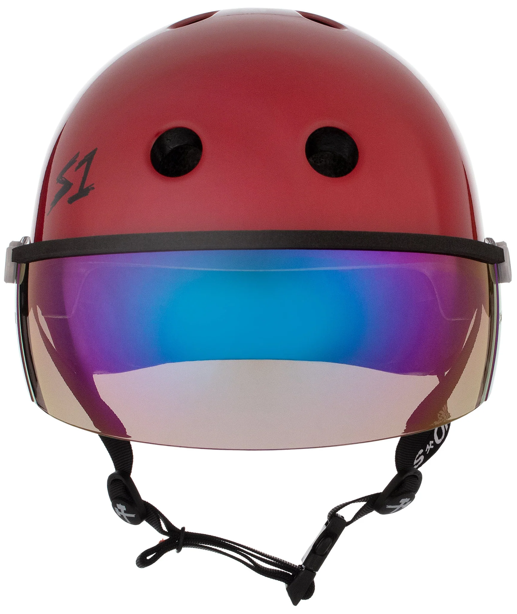 S1 Lifer Visor Gen 2 Helmet - Blood Red Matte - Image 5