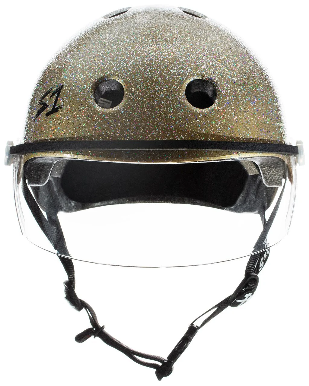 S1 Lifer Visor Gen 2 Helmet - Gold Gloss Glitter - Image 3