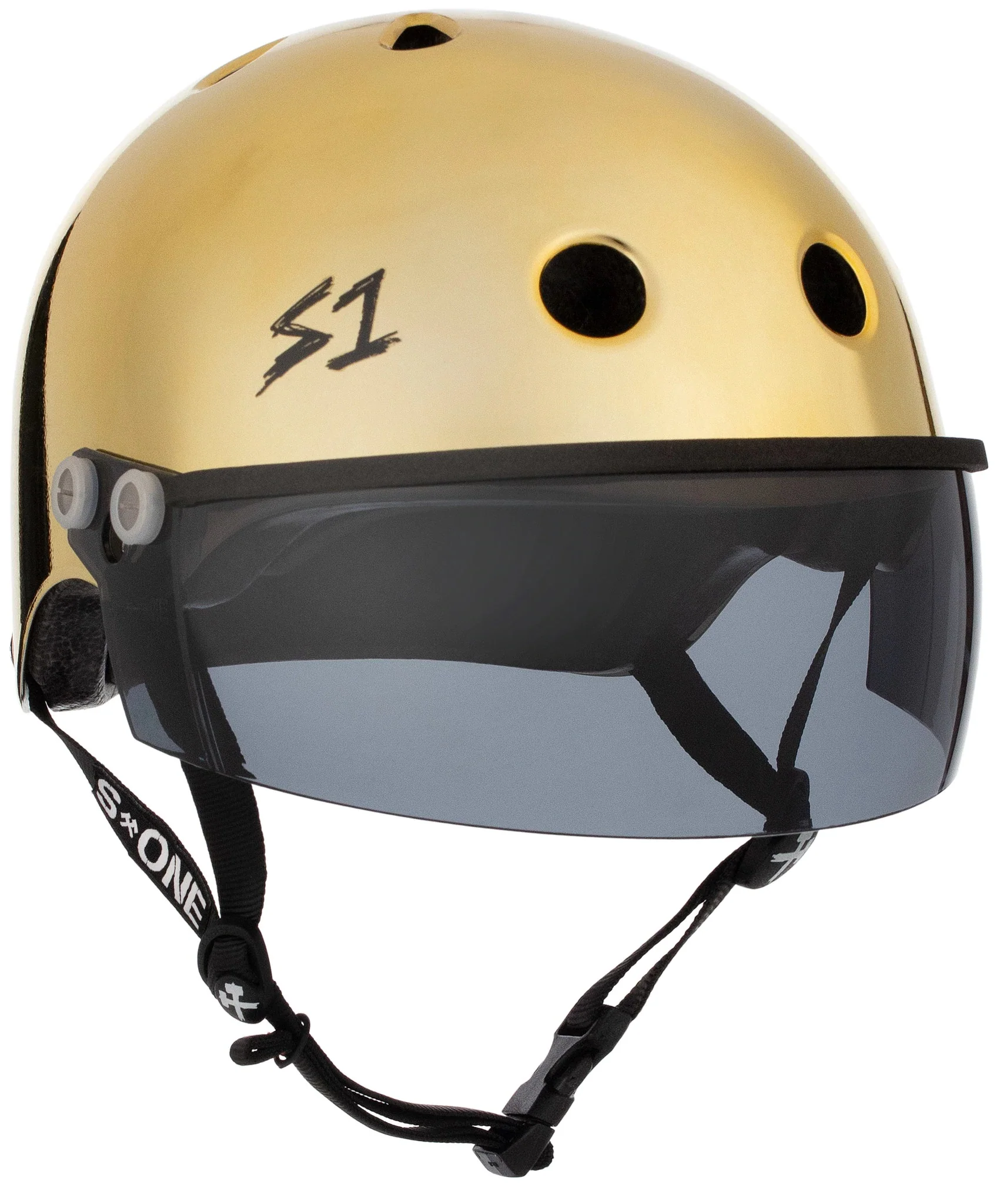 S1 Lifer Visor Gen 2 Helmet - Gold Mirror - Image 5