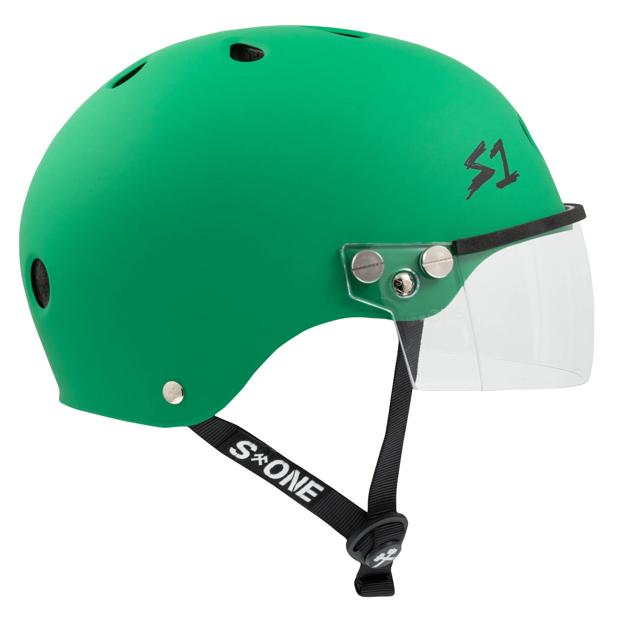 S1 Lifer Visor Gen 2 Helmet - Kelly Green Matte - Image 2