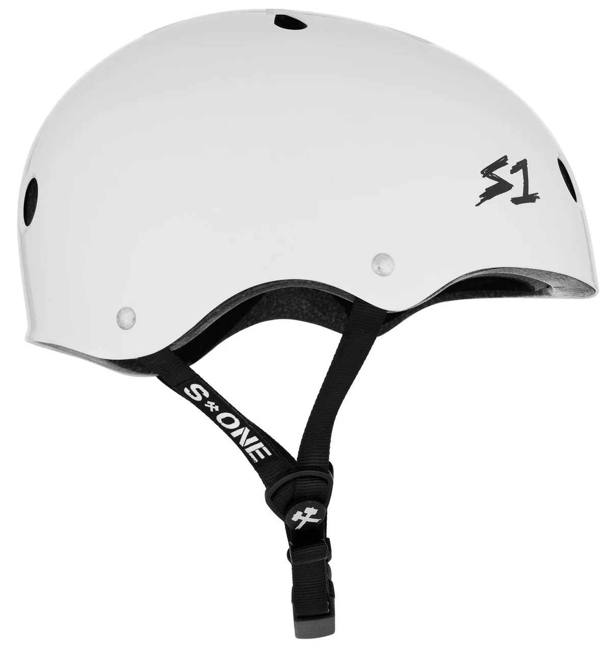 S1 Mega Lifer Helmet - White Gloss - Image 2