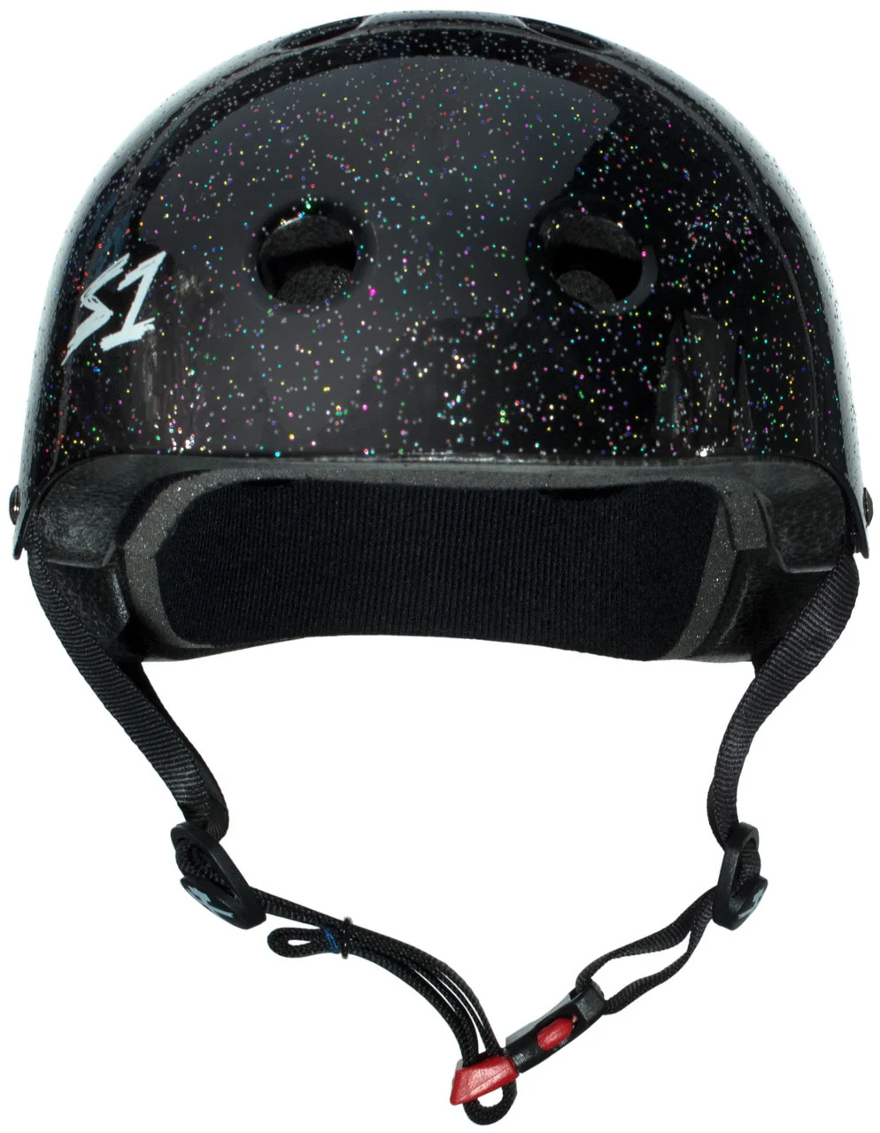 S1 Mini Lifer Helmet - Black Gloss Glitter - Image 3