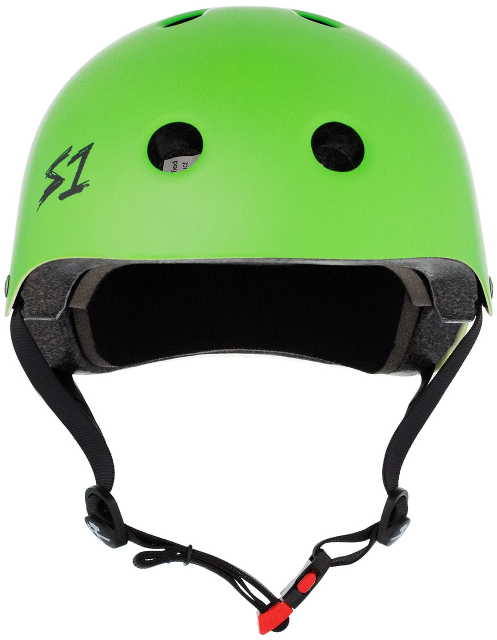 S1 Mini Lifer Helmet - Bright Green Matte - Image 3