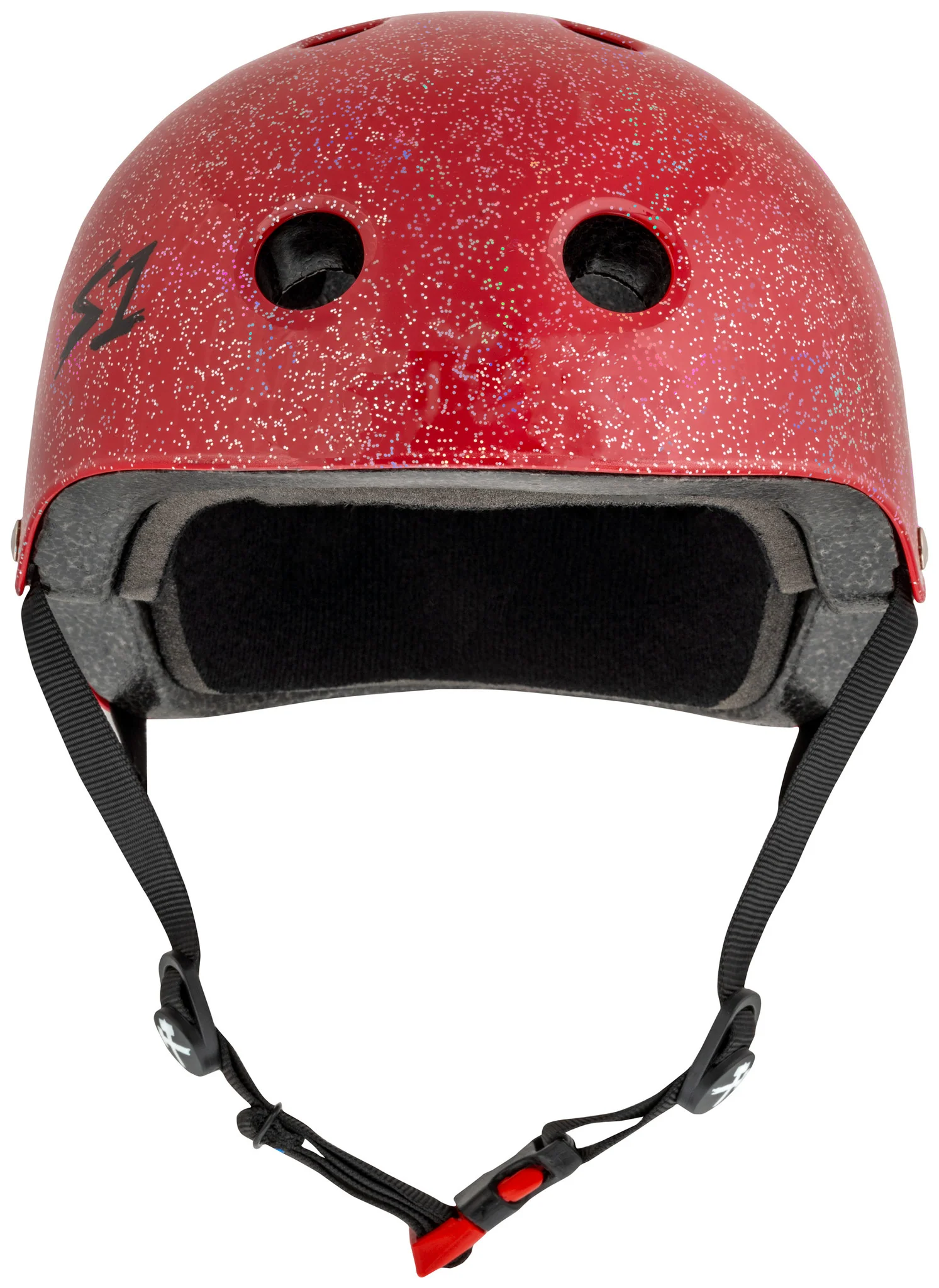 S1 Mini Lifer Helmet - Red Gloss Glitter - Image 3